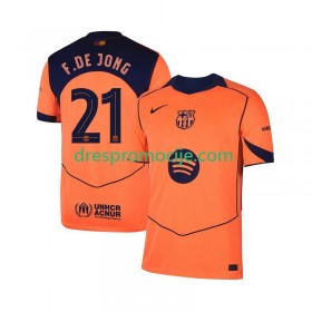 FC Barcelona Frenkie de Jong 21 UCL Dres Treći 2025/2026 Kratkih Rukava
